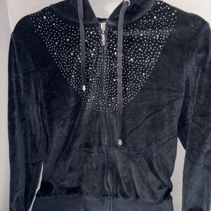 Kiss Black Zip-Up Jacket